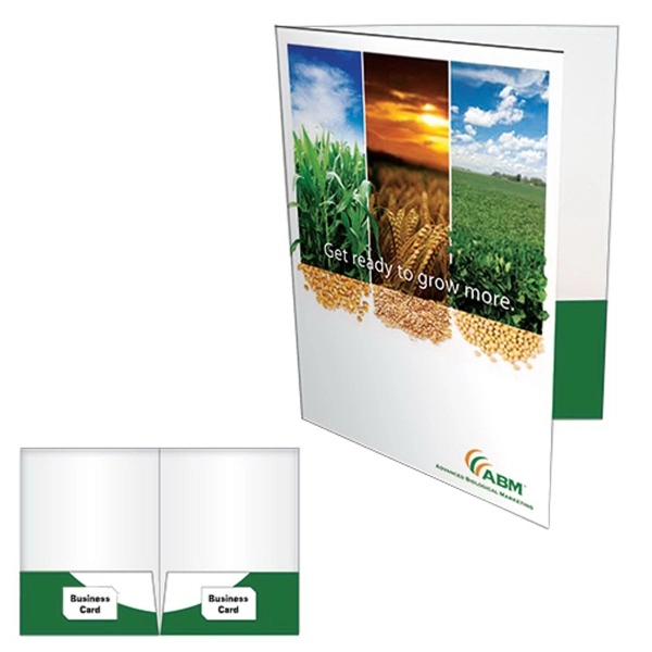 Presentation folder with two glued pockets, 9" x 12".... from ASI 67620 Lion Circle Corp / Lion/Circle