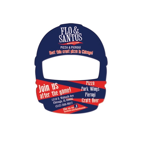 Sports helmet shaped hand fan without stick with a high gloss... from ASI 67620 Lion Circle Corp / Lion/Circle