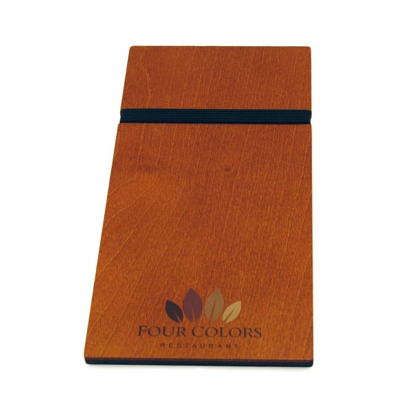 Wood Check Presenter with Elastic Band... from ASI 88156 Solid Dimensions Inc / Solid Dimensions Line