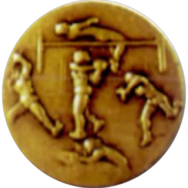 Diamond cut brass medal - 2".... from ASI 67961 Lorente LLC / Lorente