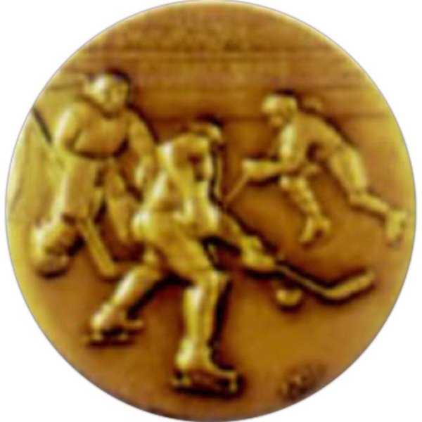 Diamond cut brass medal - 2".... from ASI 67961 Lorente LLC / Lorente