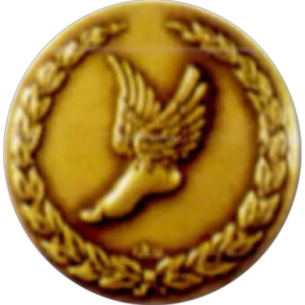 Diamond cut brass medal - 2".... from ASI 67961 Lorente LLC / Lorente