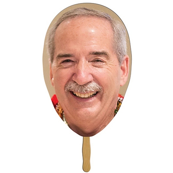 Stock shape jumbo head fan with 12" wooden stick.... from ASI 67620 Lion Circle Corp / Lion/Circle