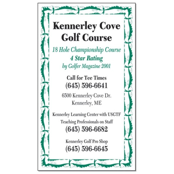 Rectangle shape calendar magnet.... from ASI 67620 Lion Circle Corp / Lion/Circle