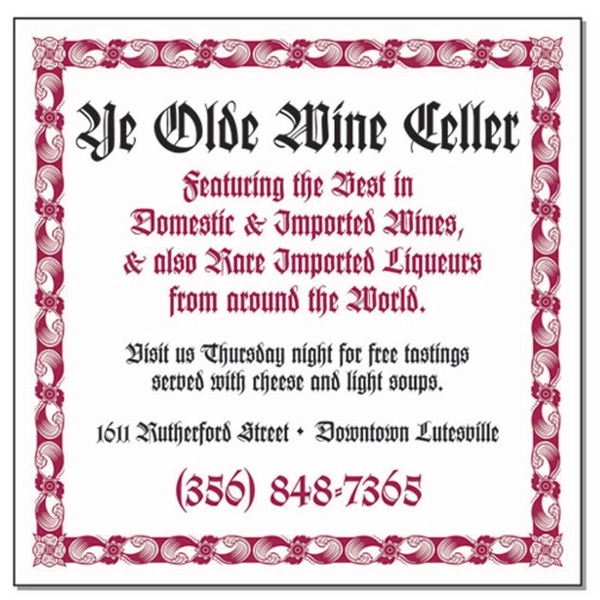 Square shape calendar magnet, 4" x 4".... from ASI 67620 Lion Circle Corp / Lion/Circle