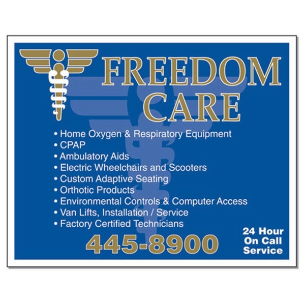 Rectangle shape calendar magnet, 4" x 5".... from ASI 67620 Lion Circle Corp / Lion/Circle