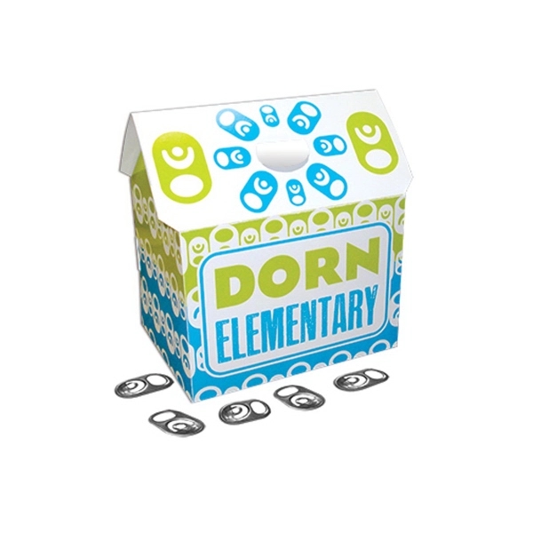 Collection box/bank made from paper board. Recyclable.... from ASI 67620 Lion Circle Corp / Lion/Circle