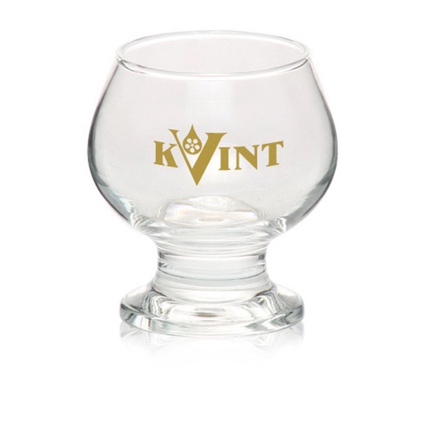 Clear 6.5 oz brandy sampler glass.... from ASI 39552 BEL Promo