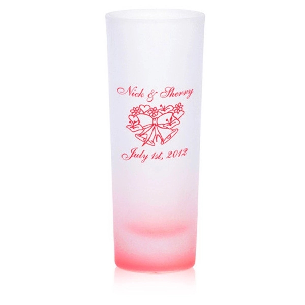 Clear frosted 2 oz. cordial shooter glass.... from ASI 39552 BEL Promo