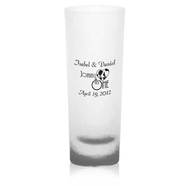 Clear frosted 2 oz. cordial shooter glass.... from ASI 39552 BEL Promo