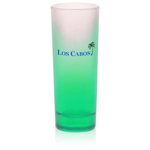 2 oz. Colored & Frosted Customizable Shot Glasses.... from ASI 39552 BEL Promo