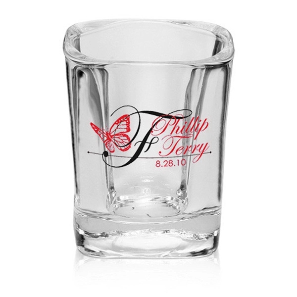 2 oz. square shot glass.... from ASI 39552 BEL Promo