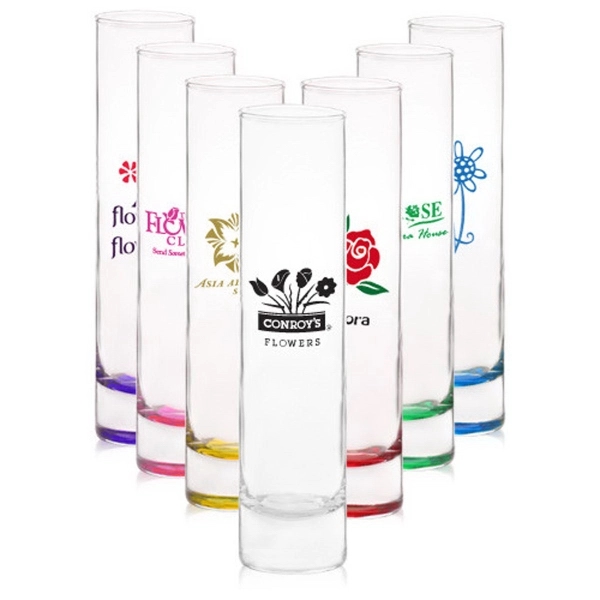 7.5 oz. cylindrical bud vase with thick base.... from ASI 39552 BEL Promo