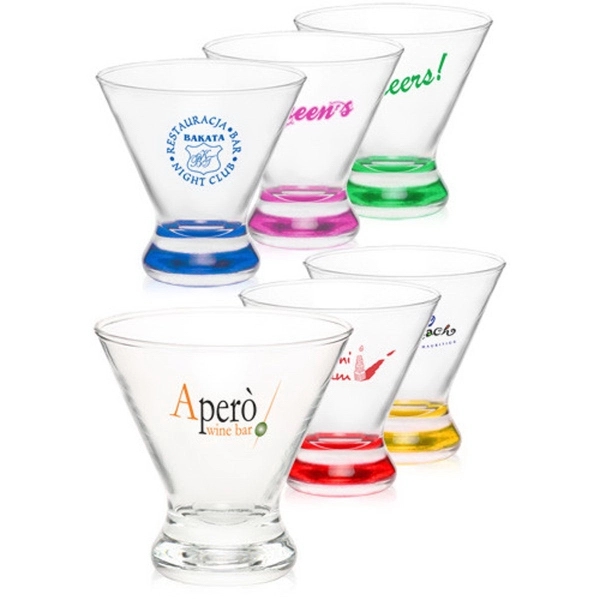 Clear cosmopolitan glass with thick protruding base and smooth rim, 8.25... from ASI 39552 BEL Promo