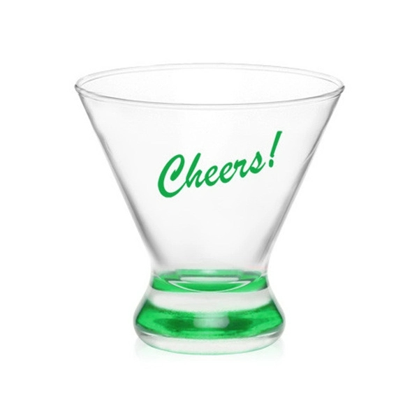 Clear cosmopolitan glass with thick protruding base and smooth rim, 8.25... from ASI 39552 BEL Promo