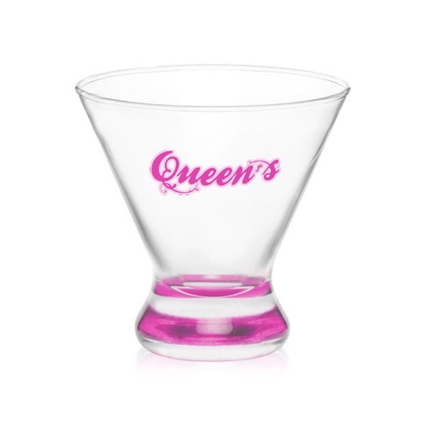Clear cosmopolitan glass with thick protruding base and smooth rim, 8.25... from ASI 39552 BEL Promo