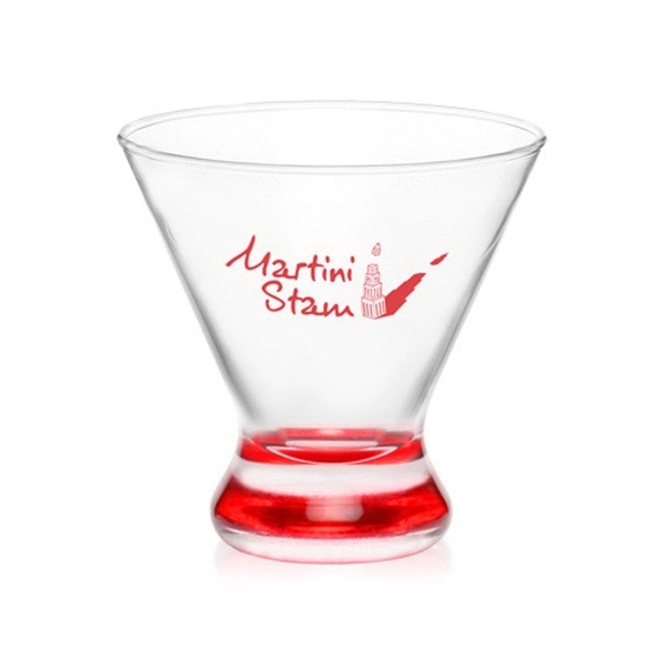 Clear cosmopolitan glass with thick protruding base and smooth rim, 8.25... from ASI 39552 BEL Promo