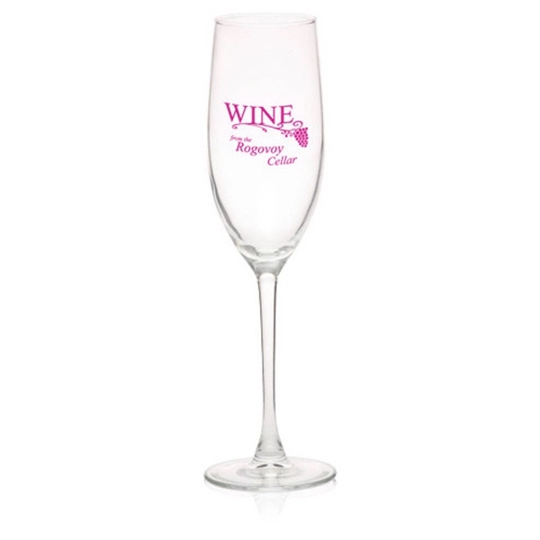 Clear champagne flute glass, 8 oz.... from ASI 39552 BEL Promo
