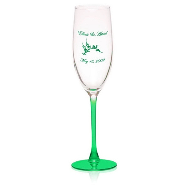 Clear champagne flute glass, 8 oz.... from ASI 39552 BEL Promo