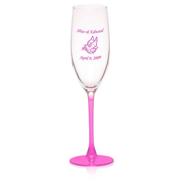 Clear champagne flute glass, 8 oz.... from ASI 39552 BEL Promo