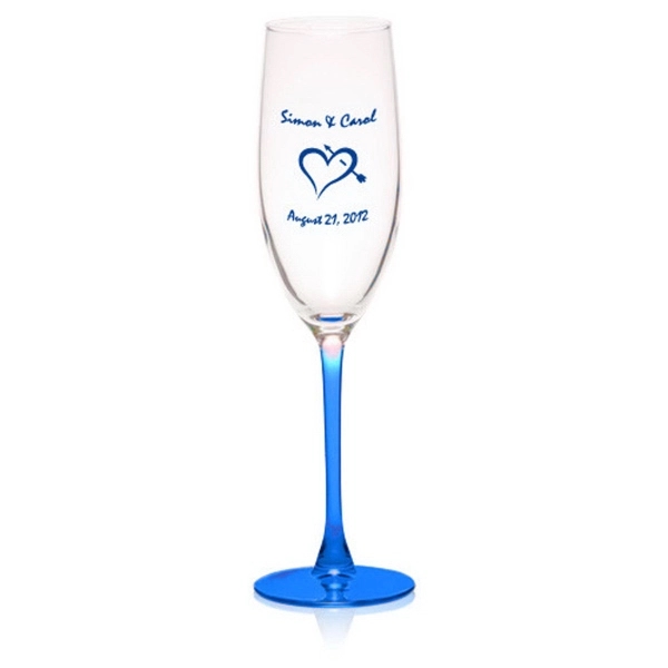 Clear champagne flute glass, 8 oz.... from ASI 39552 BEL Promo