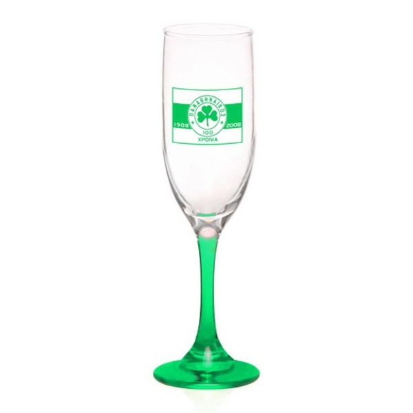 Clear 6.25 oz flute glass.... from ASI 39552 BEL Promo
