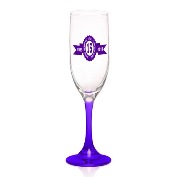 Clear 6.25 oz flute glass.... from ASI 39552 BEL Promo