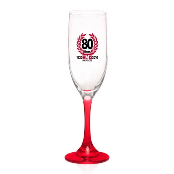 Clear 6.25 oz flute glass.... from ASI 39552 BEL Promo
