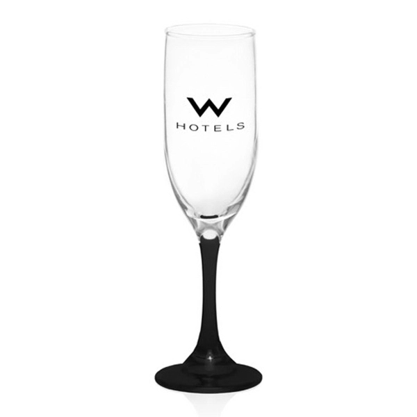 Clear 6.25 oz flute glass.... from ASI 39552 BEL Promo