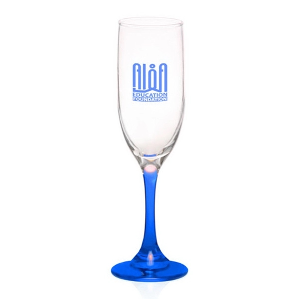 Clear 6.25 oz flute glass.... from ASI 39552 BEL Promo