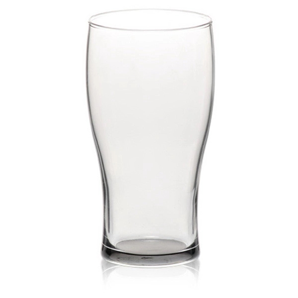 Clear 16 oz pub glass; 5 3/4" height x 3" width.... from ASI 39552 BEL Promo