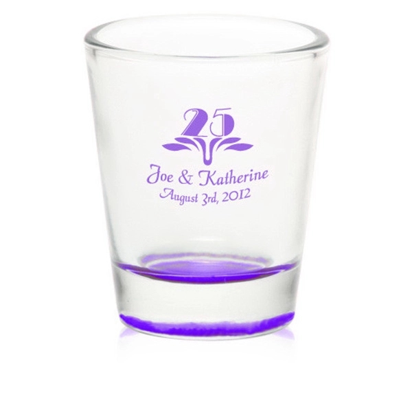 Personalized clear shot glass, 1.75 oz.... from ASI 39552 BEL Promo