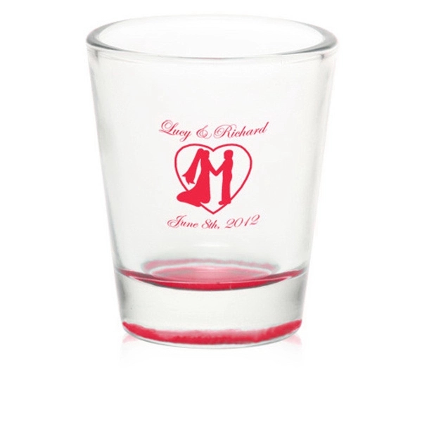 Personalized clear shot glass, 1.75 oz.... from ASI 39552 BEL Promo