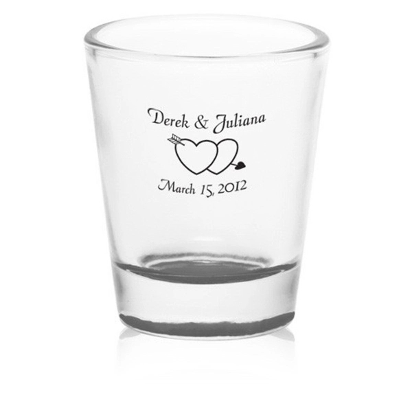 Personalized clear shot glass, 1.75 oz.... from ASI 39552 BEL Promo