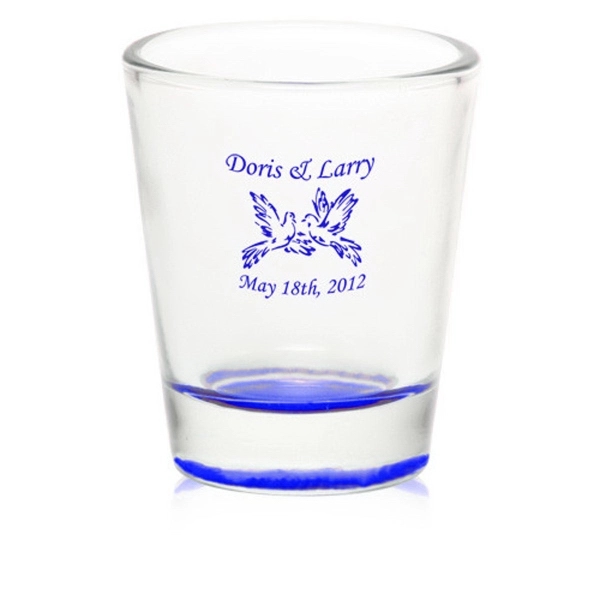 Personalized clear shot glass, 1.75 oz.... from ASI 39552 BEL Promo