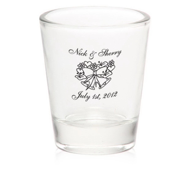 Personalized clear shot glass, 1.75 oz.... from ASI 39552 BEL Promo