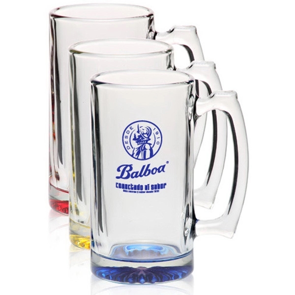 25 oz. clear glass mug with star bottom.... from ASI 39552 BEL Promo
