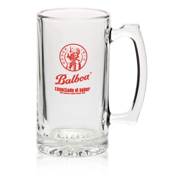 25 oz. clear glass mug with star bottom.... from ASI 39552 BEL Promo