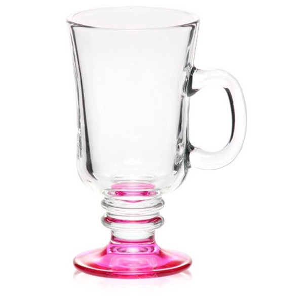 8.5 oz. clear glass Irish coffee mug with ribbed stem and... from ASI 39552 BEL Promo