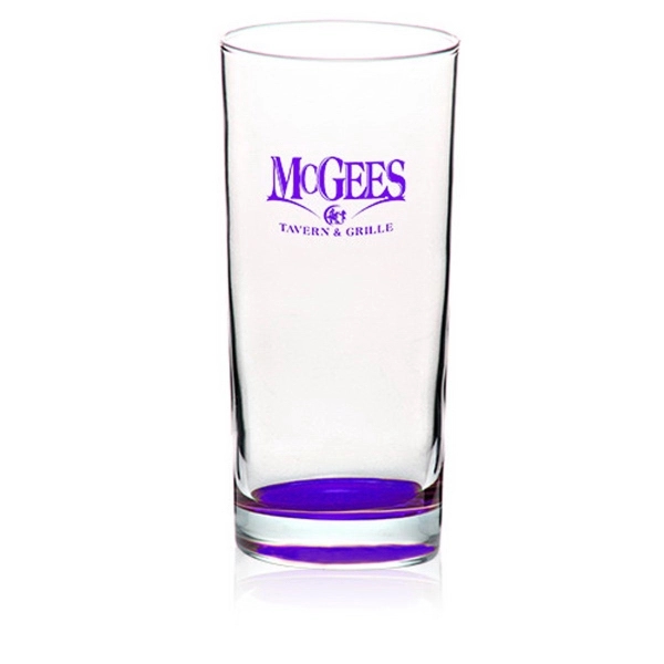 Clear 15 oz tall glass with smooth rim and thick base.... from ASI 39552 BEL Promo
