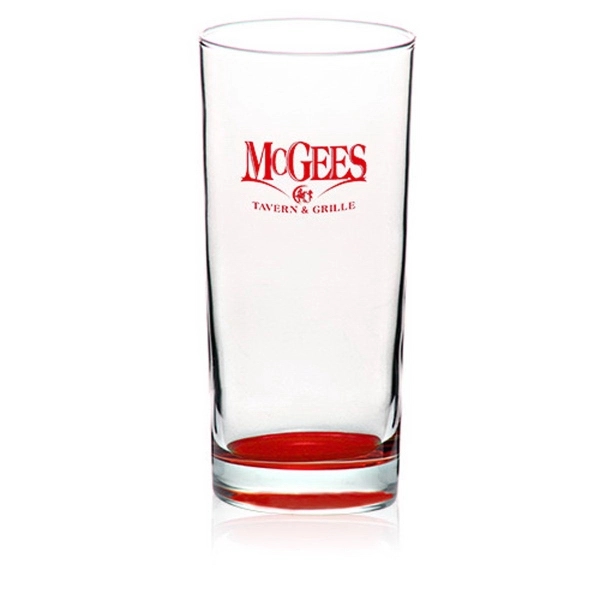Clear 15 oz tall glass with smooth rim and thick base.... from ASI 39552 BEL Promo