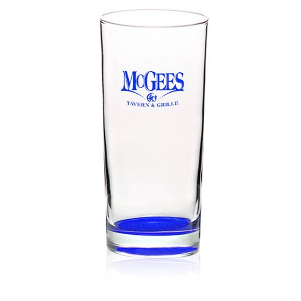 Clear 15 oz tall glass with smooth rim and thick base.... from ASI 39552 BEL Promo