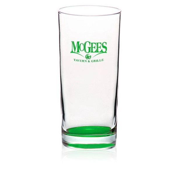 Clear 15 oz tall glass with smooth rim and thick base.... from ASI 39552 BEL Promo