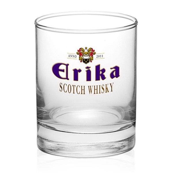 Clear 14 oz cylindrical whiskey glass with heavy base.... from ASI 39552 BEL Promo