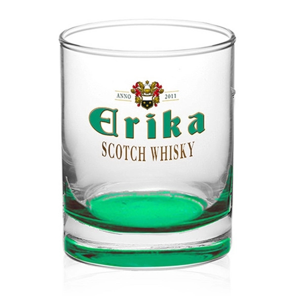 Clear 14 oz cylindrical whiskey glass with heavy base.... from ASI 39552 BEL Promo