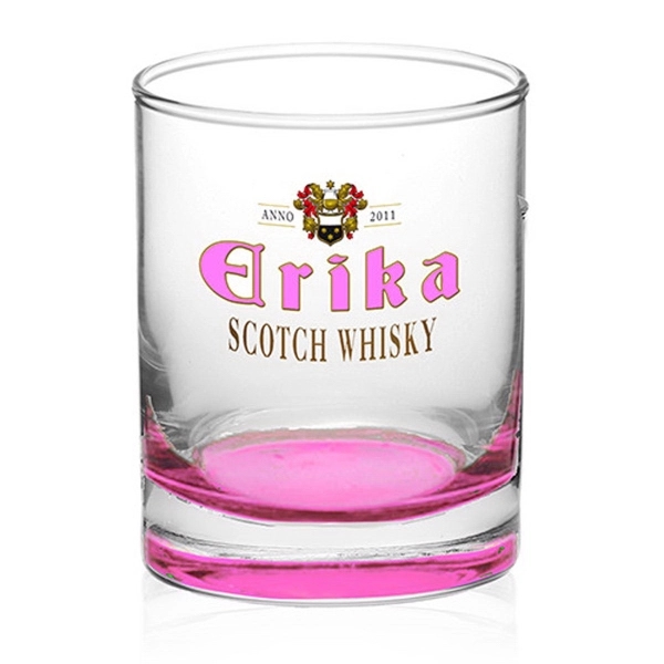 Clear 14 oz cylindrical whiskey glass with heavy base.... from ASI 39552 BEL Promo