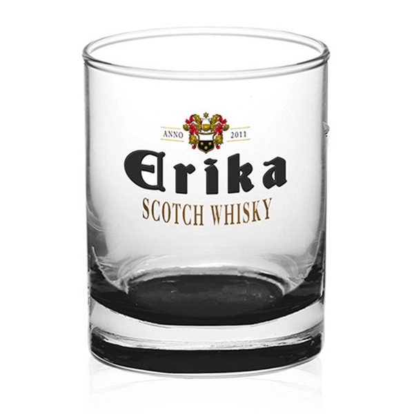 Clear 14 oz cylindrical whiskey glass with heavy base.... from ASI 39552 BEL Promo