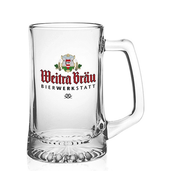 25 oz. tall glass beer mug with star bottom.... from ASI 39552 BEL Promo