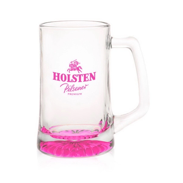 25 oz. tall glass beer mug with star bottom.... from ASI 39552 BEL Promo