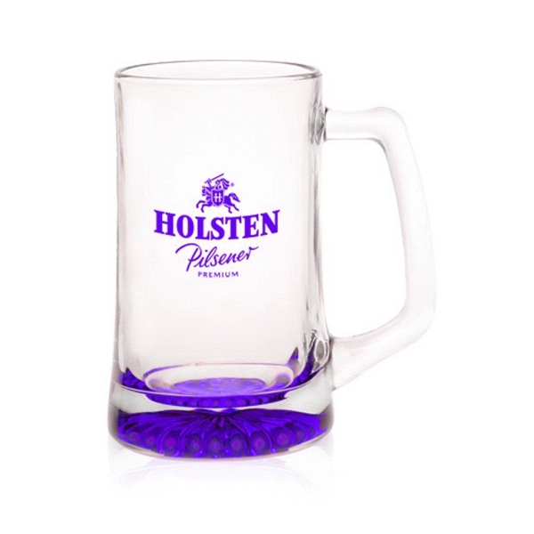 25 oz. tall glass beer mug with star bottom.... from ASI 39552 BEL Promo